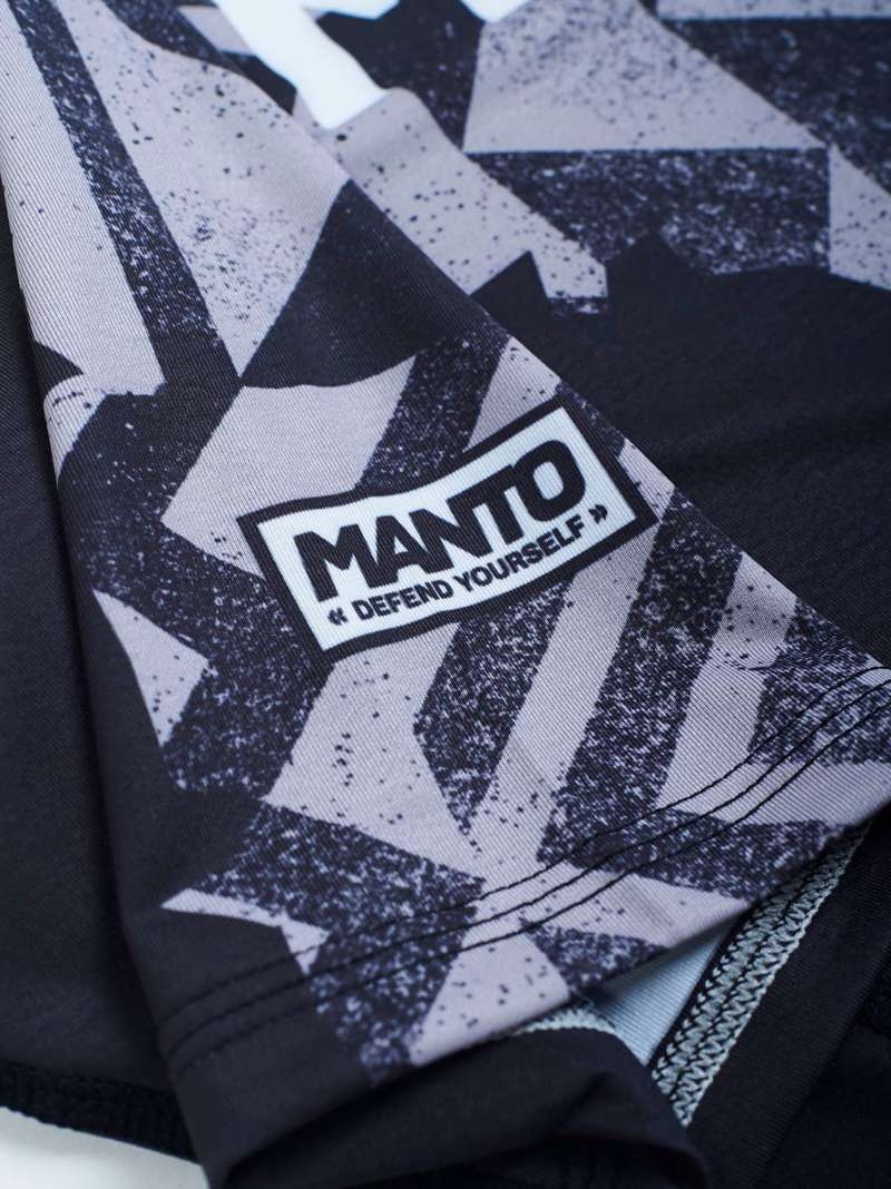 MANTO fragments RASHGUARD - BLACk/grey